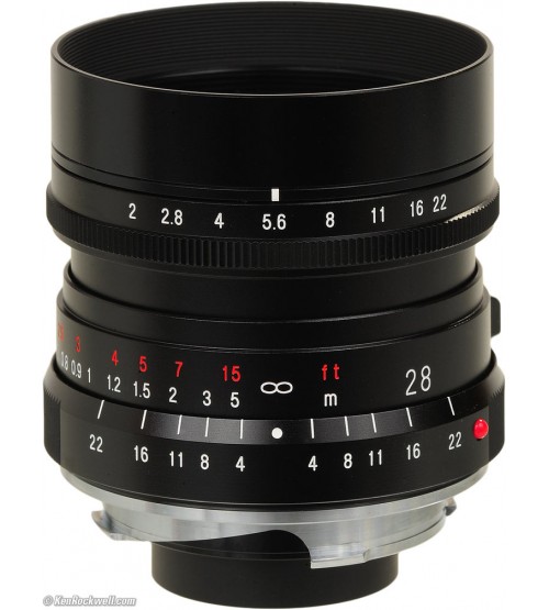 Voigtlander For Leica M 28mm f/2.0 Manual Focus M Mount Ultron Lens